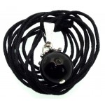 12mm Rainbow Obsidian Gemstone Sphere Pendant